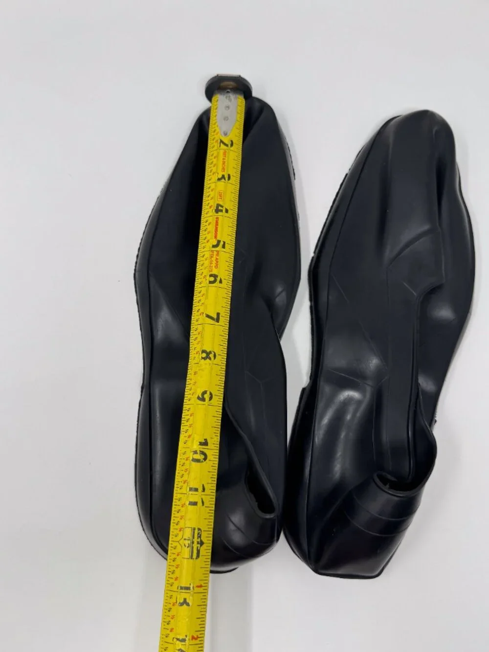 Vintage Tingley Black Rubber Overshoes XL Made USA Avant Garde Rain Galoshes